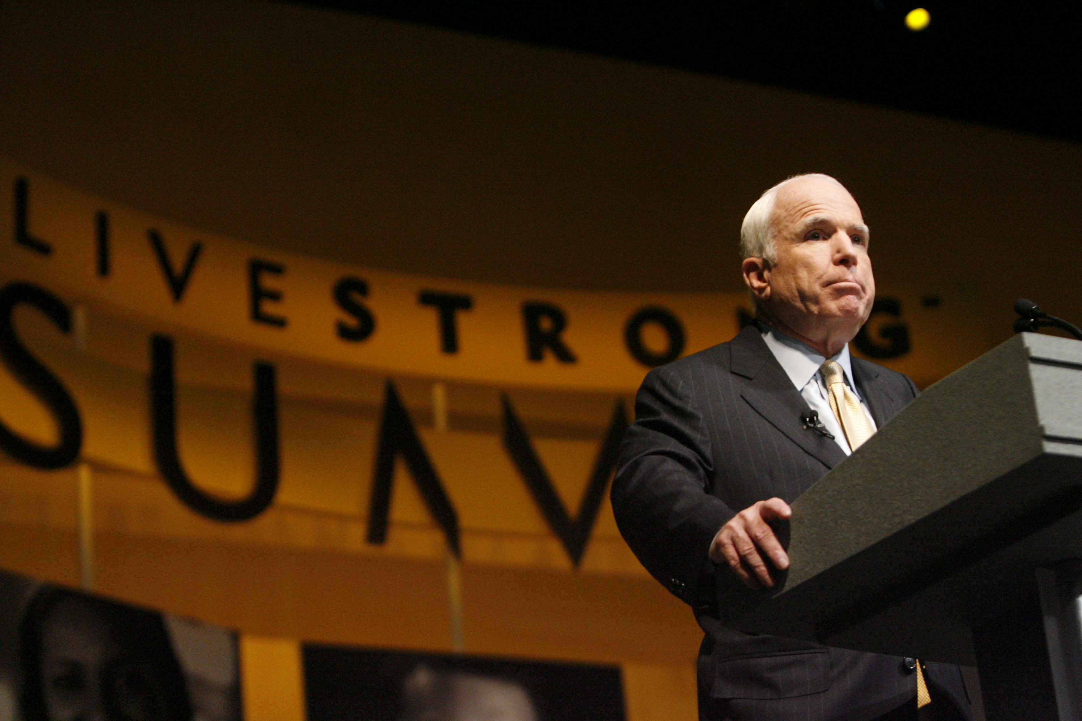 Senator McCain at Livestrong Summit